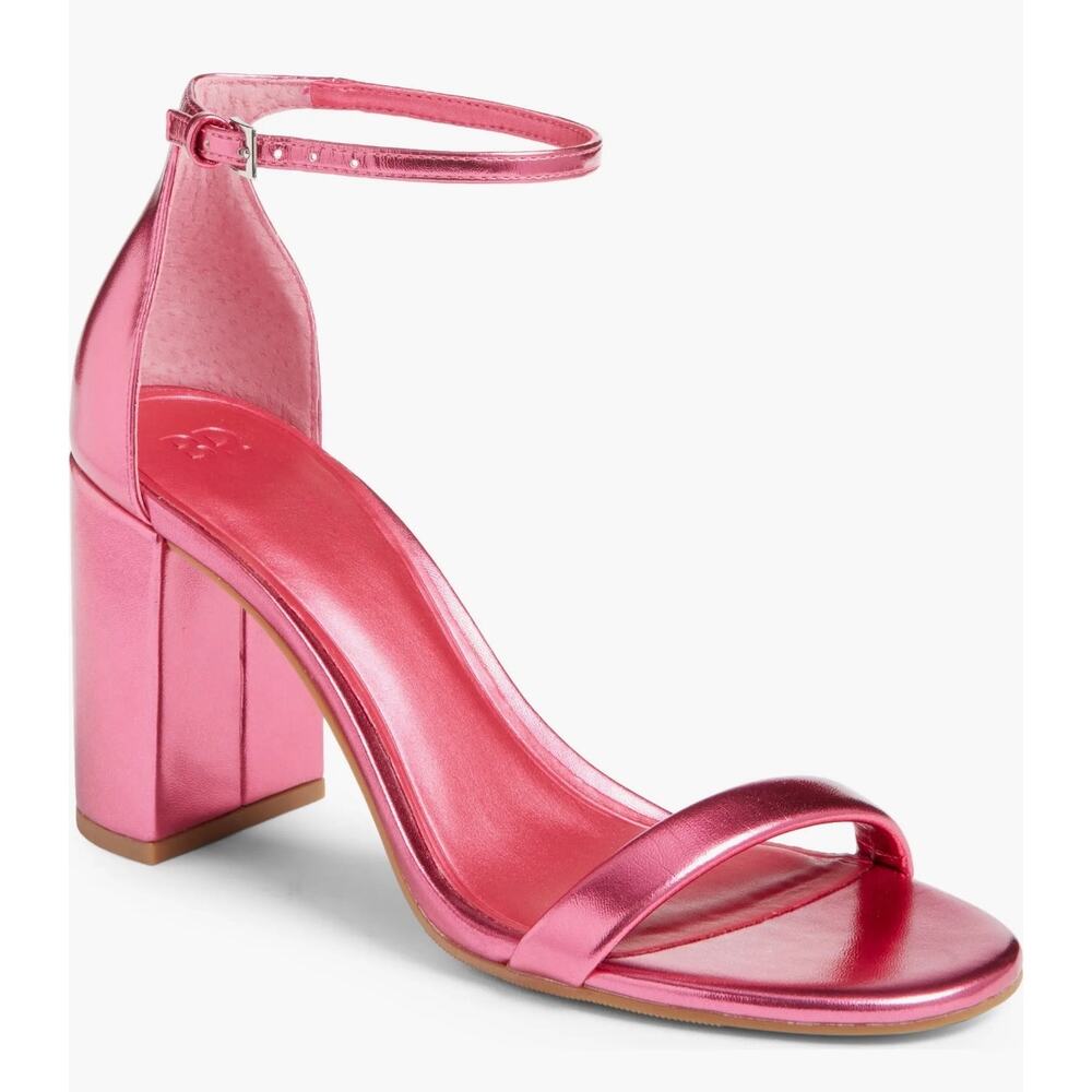 BP Livia Ankle Strap Sandal in Pink Fuchsia NWOT women’s size 8.5. NWOT